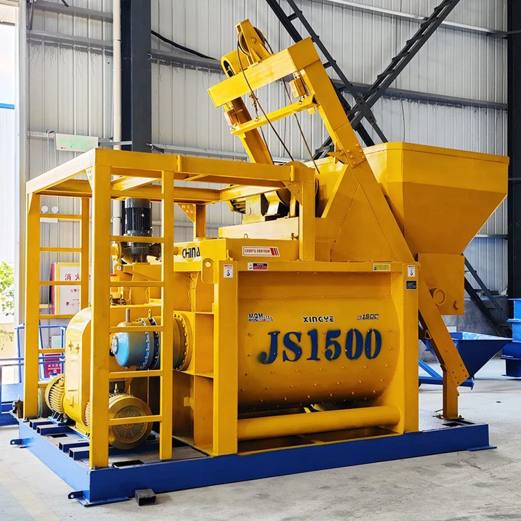 4. js1500 Coerciveness concrete mixer